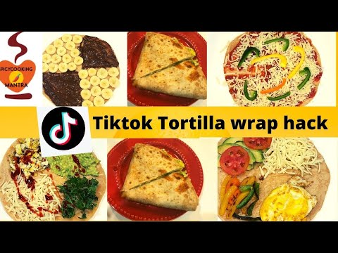 Tiktok Tortilla Wrap Hack | wrap hack | Trending wrap |Best tiktok tortilla hack compilations