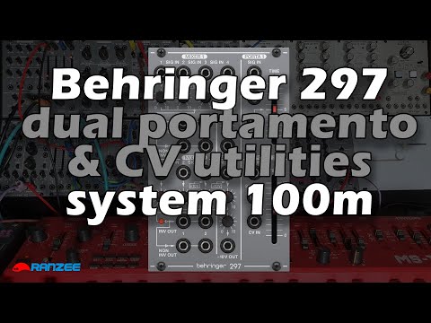 Обзор модуля Behringer 297 Dual Portamento/CV Utilities