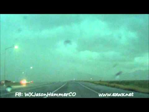 Wheat Ridge / Arvada, CO Tornado Warned Storm - 5-24-14