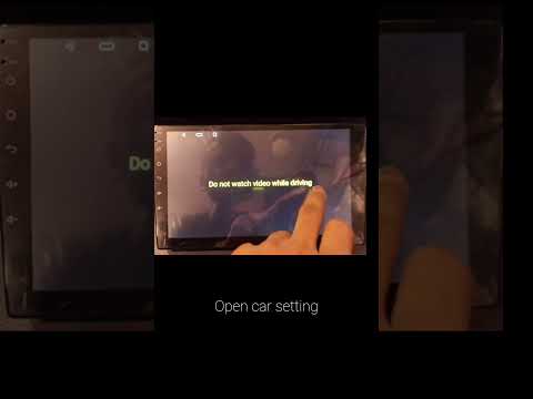how to disable ''do not watch video while driving'' T5Car Android #viral #shorts #maxxlink #android