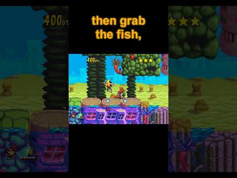 Ristar - Fish Glitch #ristar #sega #retrogaming #glitch #speedrun #speedrunning #segagenesis #retro