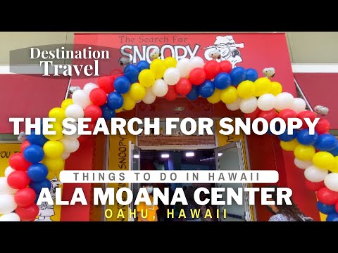 World Premiere of The Search for Snoopy | Ala Moana Center | Outside of Waikiki Walking Tour