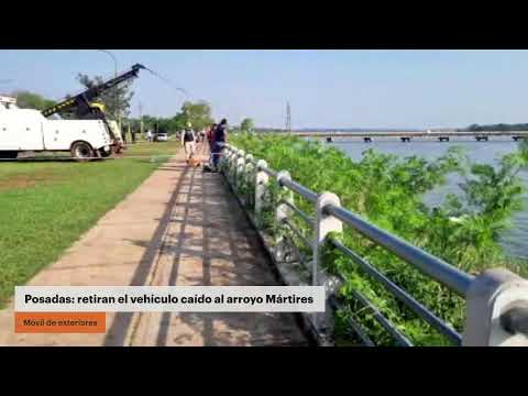 Posadas  | Retiran el vehículo caído al arroyo Mártires