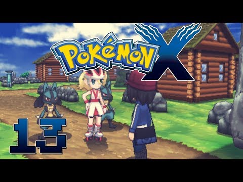 Let's Play Pokemon X Part 13 Korrina Lucario Battle- Gameplay Walkthrough