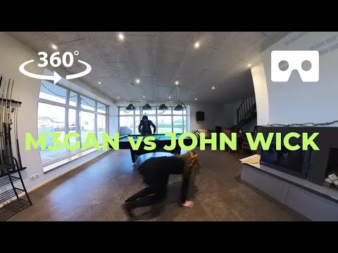 VR 360 Video: John Wick against M3GAN