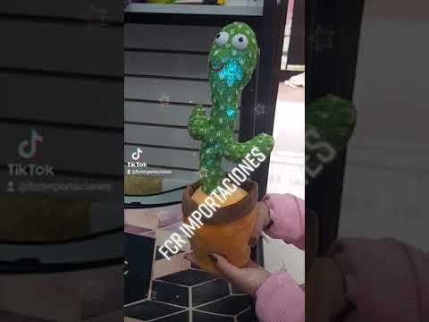 Tiktok Dancing Cactus Plush Toy USB Charging,Sing 120pcs Songs,Recording,Repeats What You Say