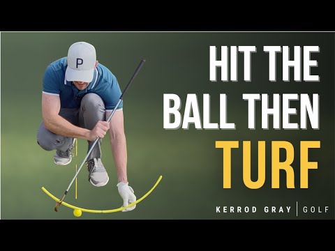 HOW TO HIT THE BALL FIRST THEN THE GROUND WITH IRONS (simple tips)