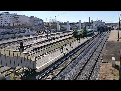 CP MEDWAY e CAPTRAIN. Comboios no entroncamento 