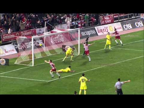 Gol de Corona (1-0) en el UD Almería - Villarreal CF - HD