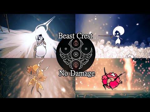 Hardest Crest? Beast Crest in Act 2 Bosses (No Damage) | Hollow Knight Silksong