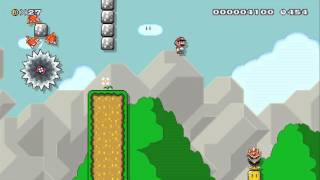 Super Mario Maker - Golden Road, Phase 1: Hopscotch beaten