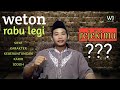 Weton Rabu Manis Rabu Legi