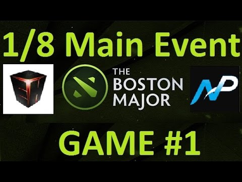 EHOME vs Team NP.Game#1. 1/8 final match. Dota 2:The Boston Major| CaspeRRR & Droog [RUS]