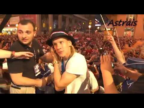 Doček Vatrenih 2018 ulazak na Trg bana Jelačića