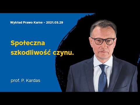 Wykład 20 z prawa karnego 29.03.2021 prof. dr hab. Piotr Kardas