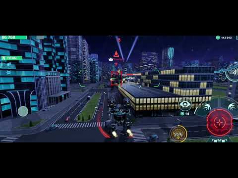 Orochi devastating a titan. War Robots.