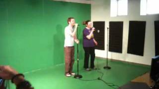 Chris Rankin and Gwendolyn Grace sing Summer Loving at Azkatraz