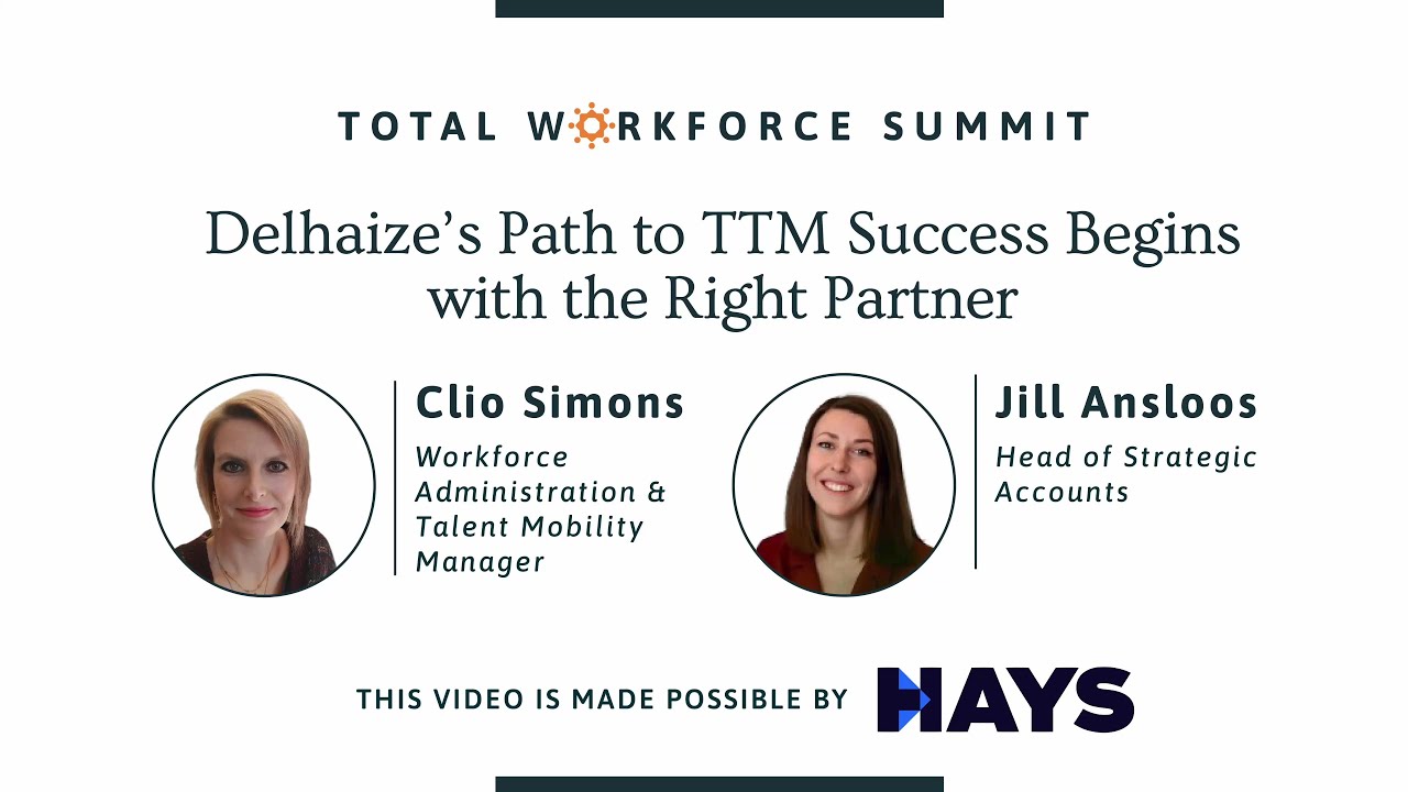 Hays - Clio Simons en Jill Ansloos over Total Workforce Management | NextConomy
