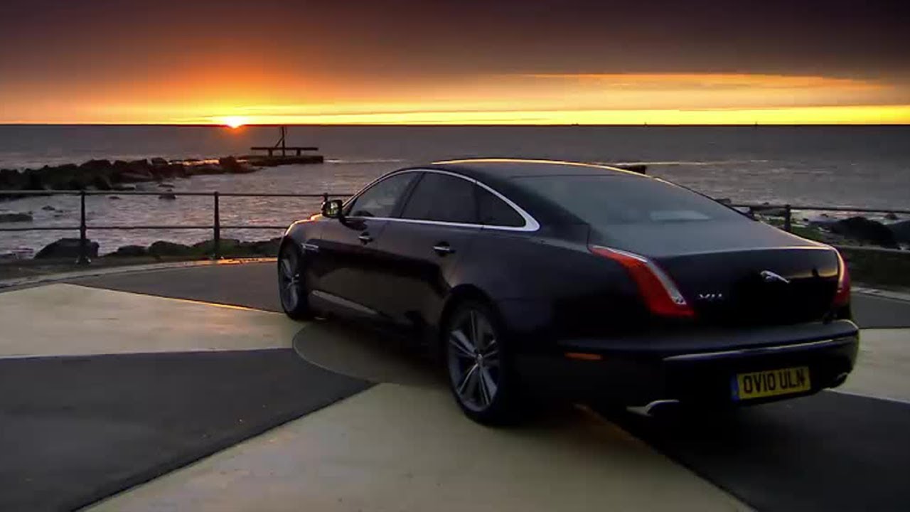 Race with the Sunrise﻿ - The New Jaguar XJ - Top Gear - BBC