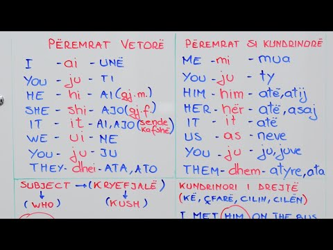 Si të përdorim saktë përemrat si kryefjalë dhe përemrat si kundrinorë.