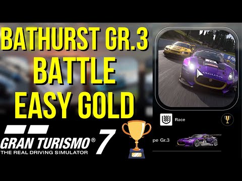 Gran Turismo 7 - Bathurst Gr. 3 battle EASY Mission guide to get GOLD. (The sun also rises) #gt7