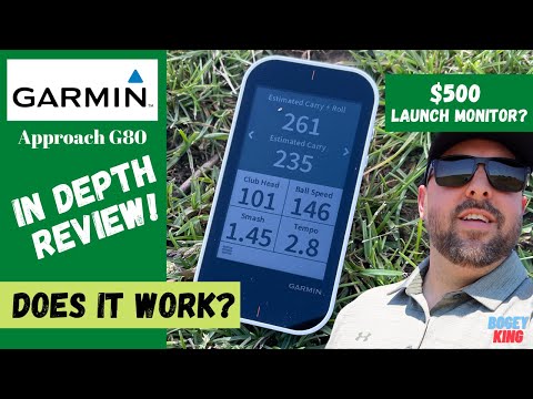 Garmin Approach G80 In Depth Review!!! || Budget Launch Monitor || Improve your golf game!