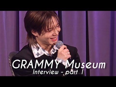 260120 태민 그래미뮤지엄 인터뷰 Taemin Grammy museum interview part 1 fancam