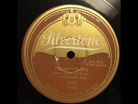 University Six "Georgianna" 1926 Roaring '20s Jazz Dance Band 78 RPM
