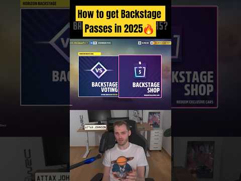 How to get Backstage Passes in #forzahorizon5 #ps5 #fh5