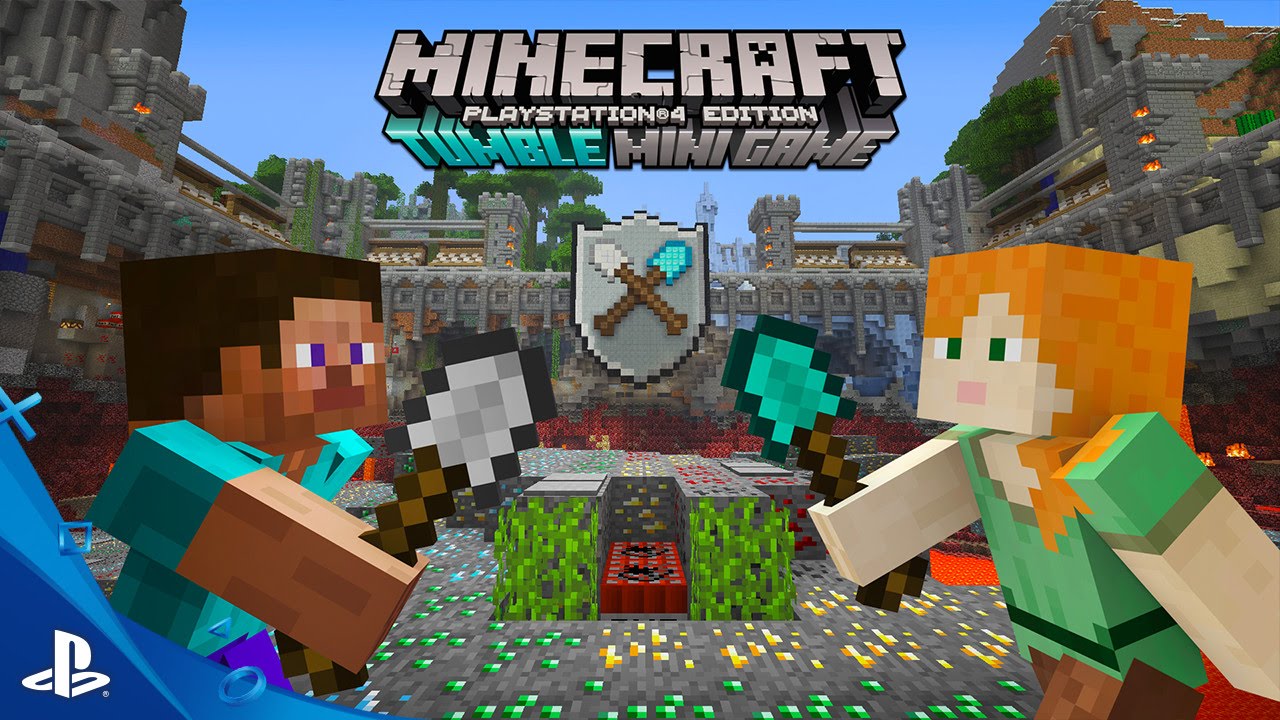 Minigame Tumble para Minecraft Chega Hoje ao PS4, PS3 e PS Vita