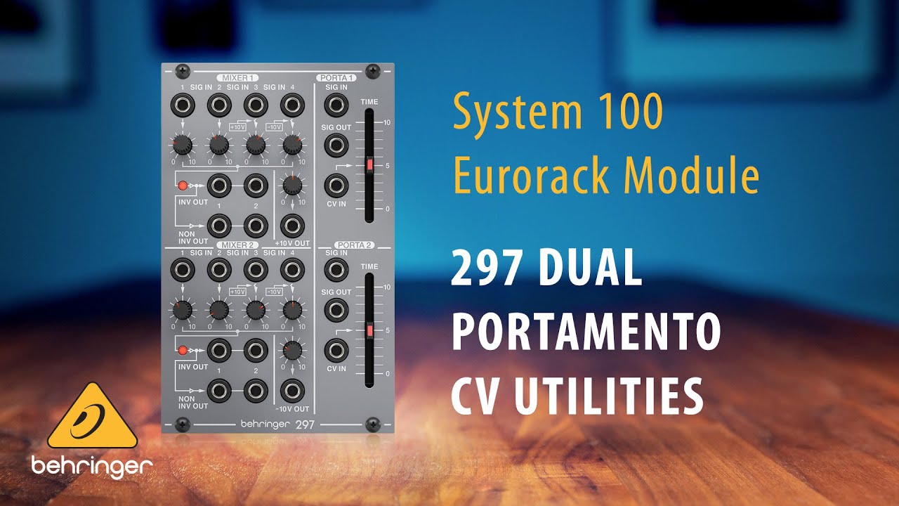 Behringer Dual Portamento / CV Eurorack Module 297