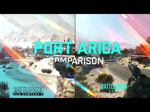Port Arica - Battlefield 2042: Portal vs Battlefield: Bad Company 2 Comparison - Gameplay GTX 1080