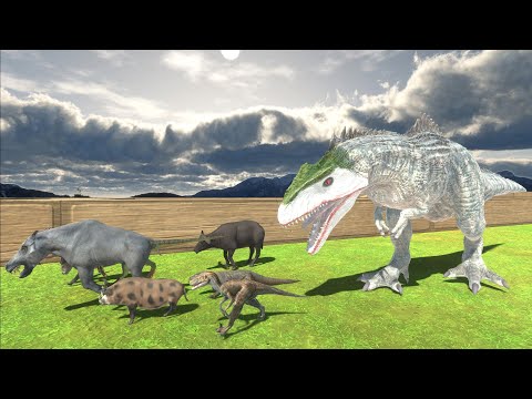 Escape from GIGANOTOSAURUS JOKER - Animal Revolt Battle Simulator