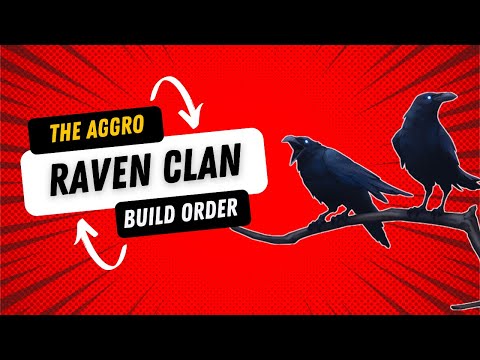 Raven clan Build Order | Fast Scouting and Raids | Northgard