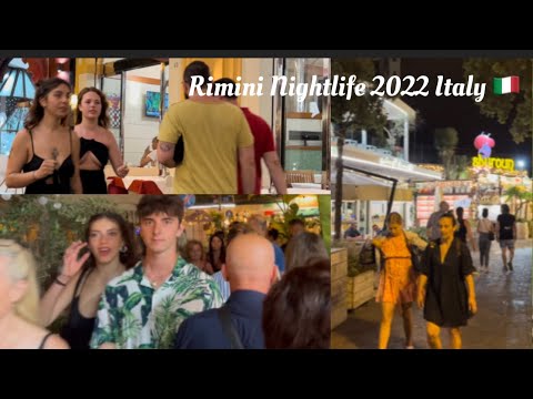 NIGHT LIFE IN RIMINI 🇮🇹 NOLOSHA KAJIRTO HABEENKI RIMINI ITAALIYA