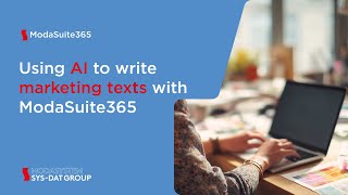 Using AI to write marketing text from your fashion ERP with ModaSuite3