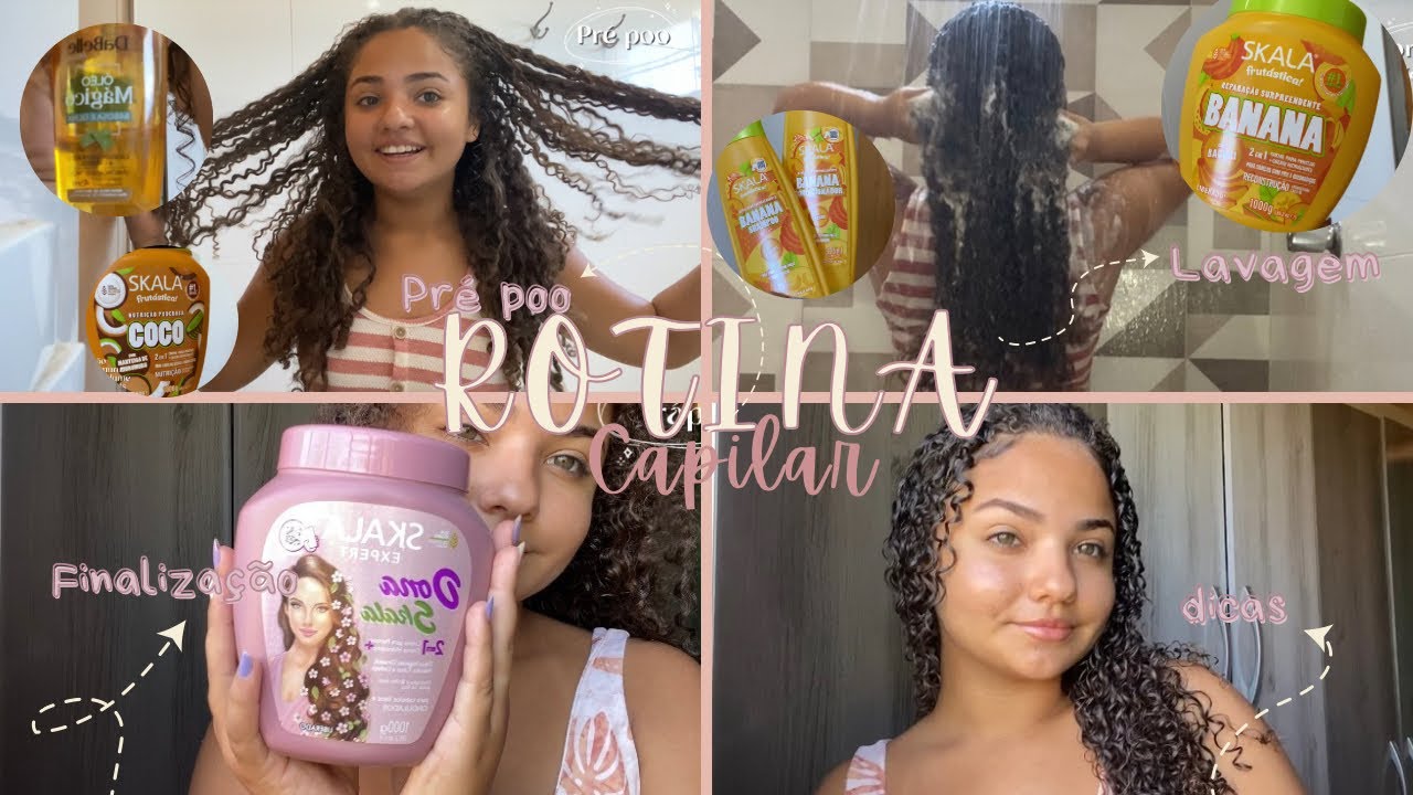 ROTINA CAPILAR🧖🏽‍♀️✨💗| lavagem, produtos, dicas e finalização