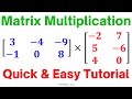 Learn Matrix Multiplication of Different Dimensions (2x3 times 3x2) - Fast & Easy Explanation