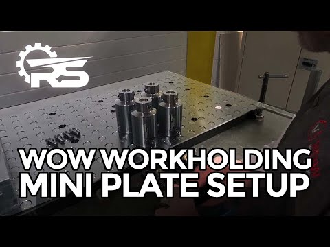 WOW Workholding Mini Plate Setup