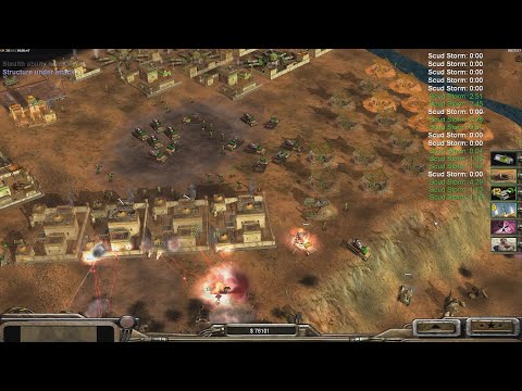 GLA Stealth - Command & Conquer Generals Zero Hour - 1 vs 7 HARD Gameplay