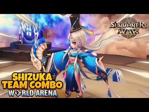 Shizuka Team Combo in World Arena - Summoners War