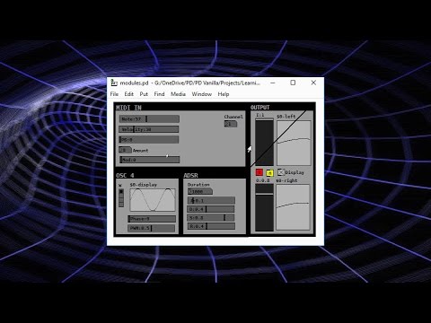 Learning Synthesis with Pure Data Series 01 Lesson 08 - Adding MIDI Pitch Bend to Our Synthesizer