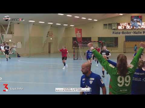 36:33 (17:18) Rostocker HC vs. Pfeffersport Berlin - 9.09.2023