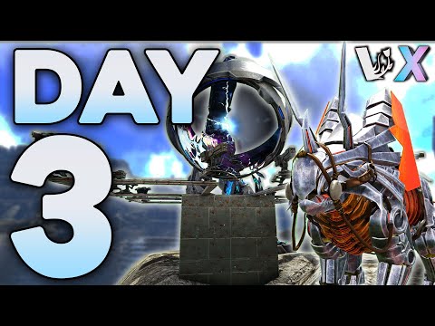 Raiding an Insane Island Base to Reach TEK TIER! - ARK PvP