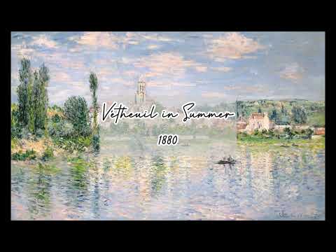 Claude Monet Art Slideshow - High Resolution - No Sound