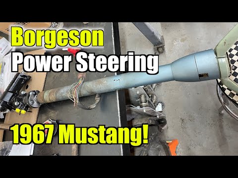 Borgeson Power Steering install in a 1967 Mustang!