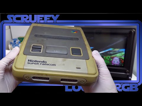 Junk Super Famicom Can it be Repaired? Scruffy Looking Mods