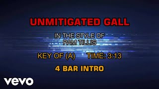 Pam Tillis - Unmitigated Gall (Karaoke)
