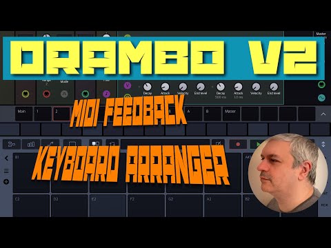 BeepStreet Drambo v2 - Demo / Tutorial 86: Create a keyboard arranger with Midi Feedback
