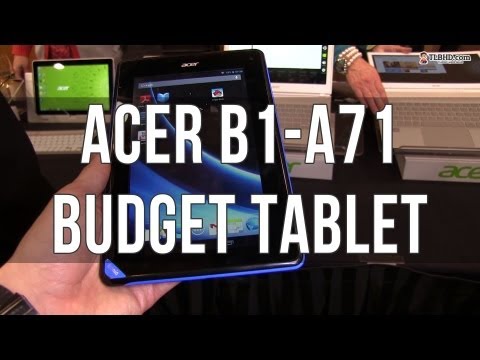 Acer Iconia B1-A71 budget tablet hands on preview